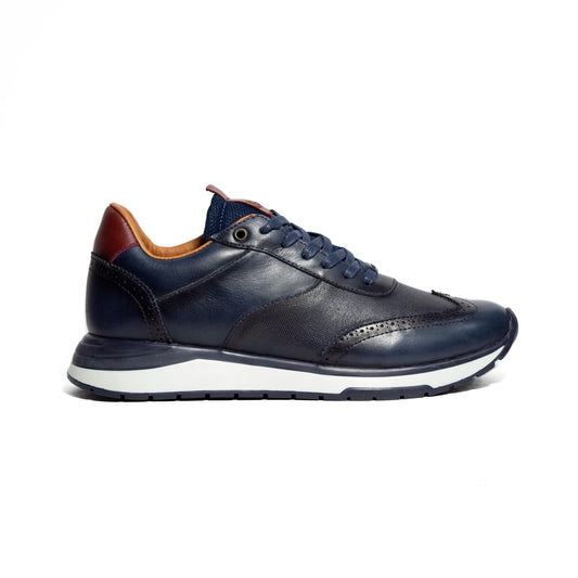 TENIS PORTO CUERO AZUL- ENVÍO GRATIS
