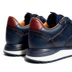 Últimas tallas -TENIS PORTO CUERO AZUL- ENVÍO GRATIS