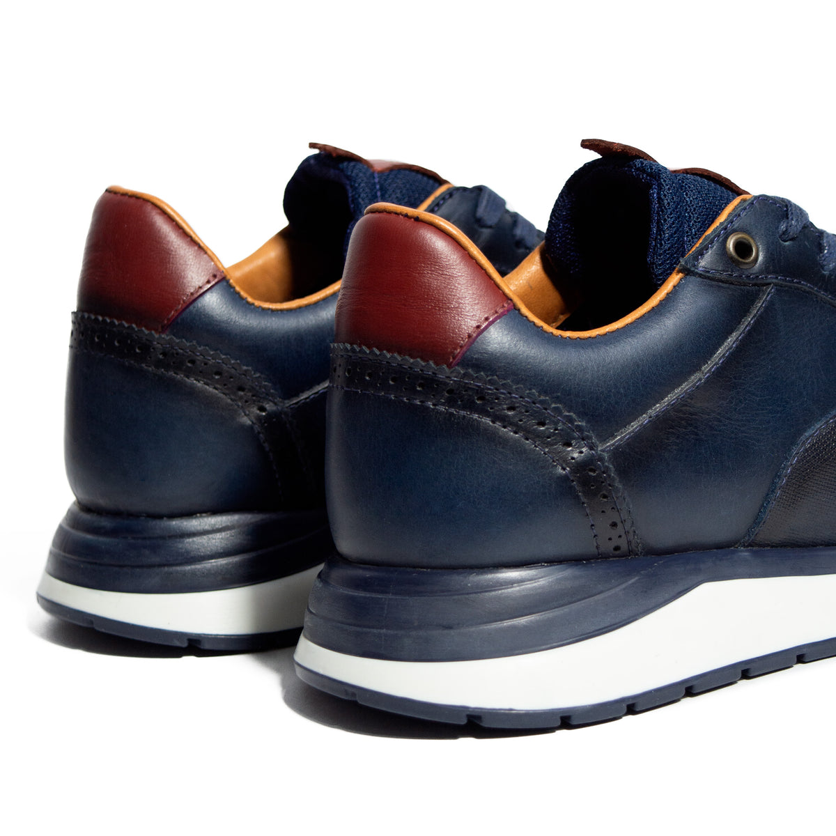 Últimas tallas -TENIS PORTO CUERO AZUL- ENVÍO GRATIS