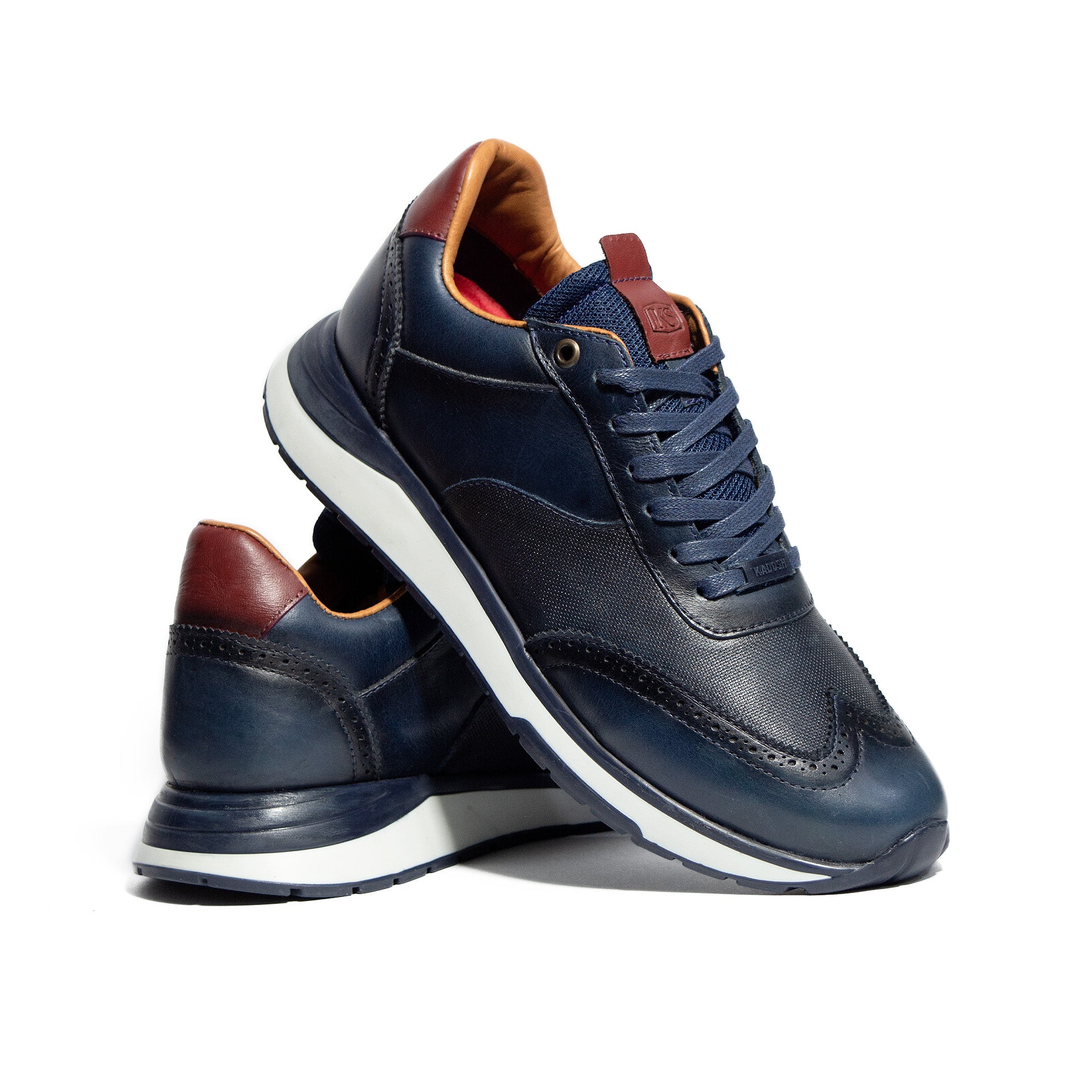 Últimas tallas -TENIS PORTO CUERO AZUL- ENVÍO GRATIS
