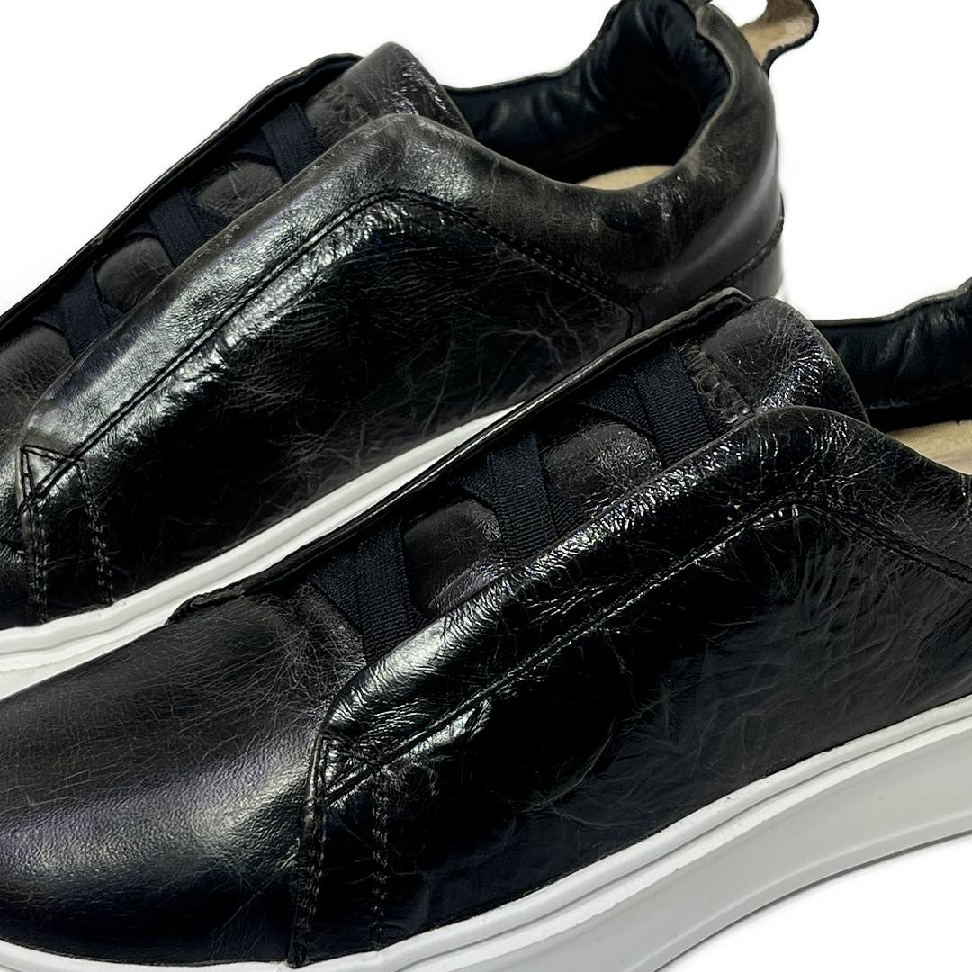 TENIS MILAN NEGRO - ENVÍO GRATIS
